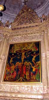 Центральная икона придела святого мученика Лонгина Сотника, Храм Гроба Господня, Иерусалим