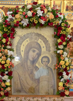 Казанская икона Божией Матери, монастырь 2022г.