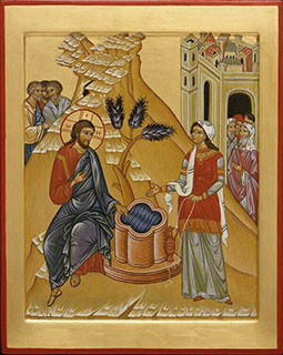 Встреча Христа с самарянкою икона